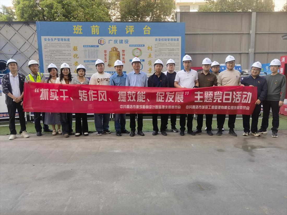 市城投工程公司党支部开展&ldquo;抓实干、转作风、提效能、促发展&rdquo;主题党日活动