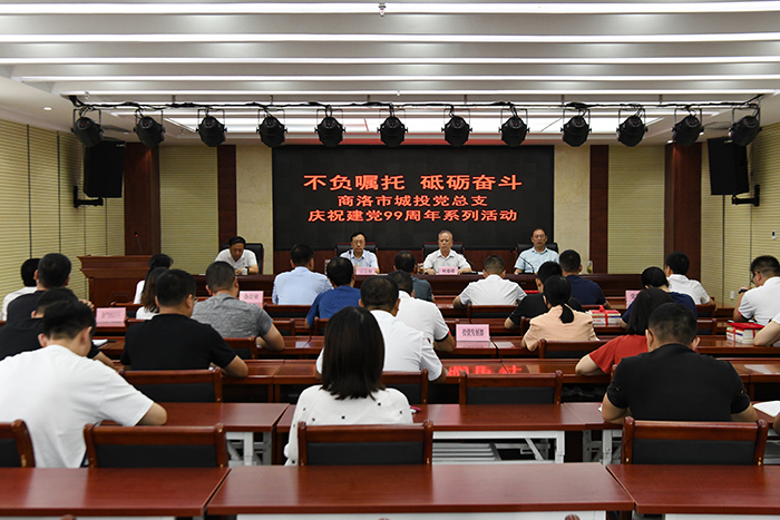 市城投党总支举办&ldquo;不负嘱托 砥砺奋斗&rdquo; 庆祝建党99周年系列活动